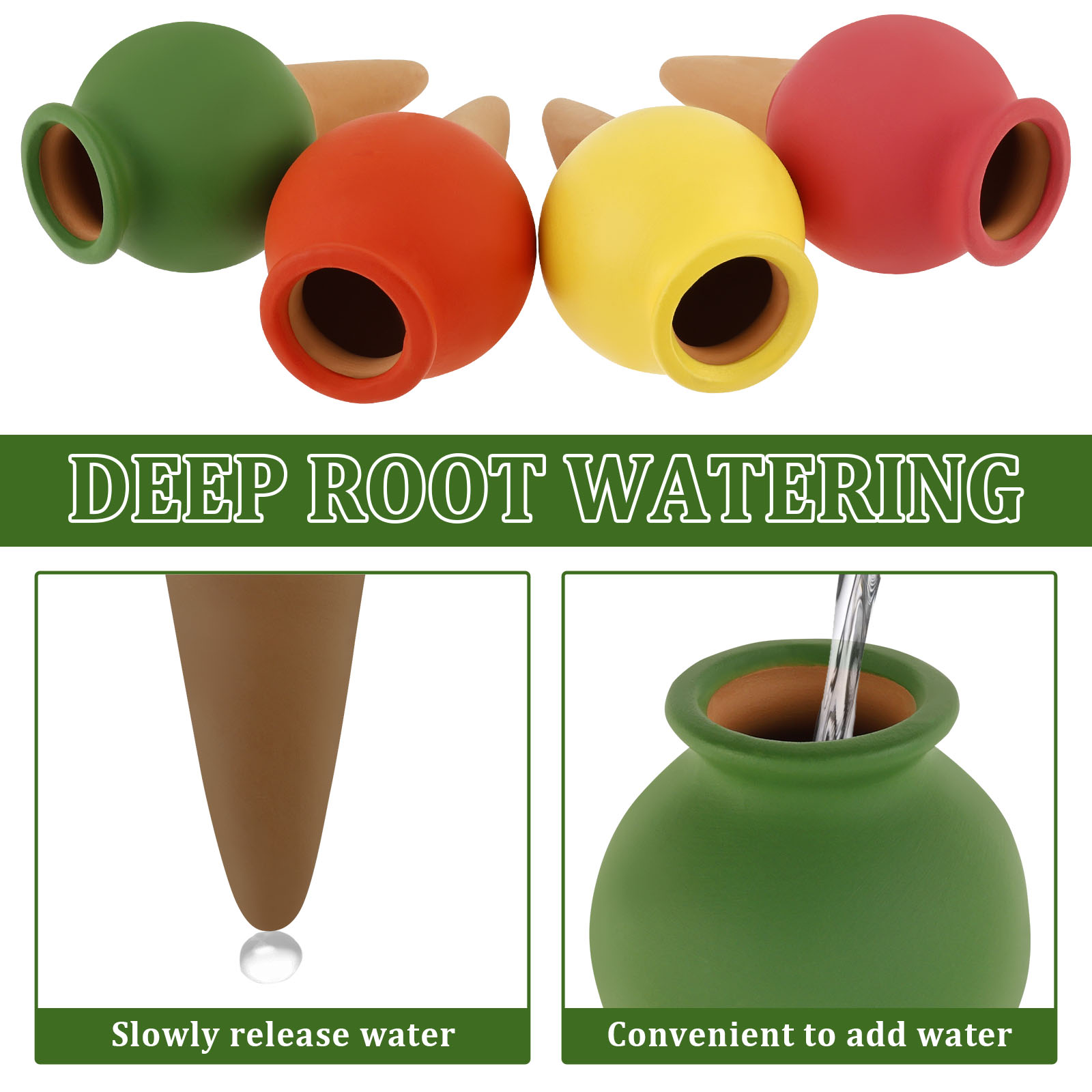 8 szt. Terakotowych kolców sam – Self Watering Insert recenzja i cena