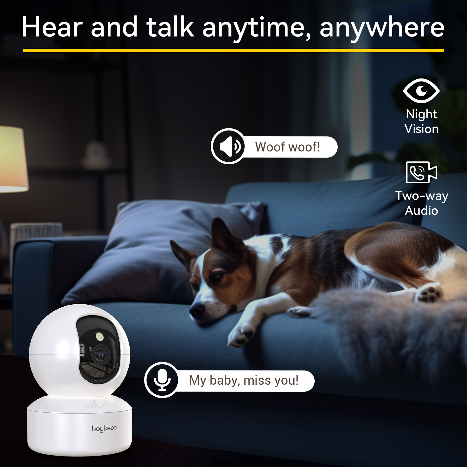 Kamera dla psa Boykeep 2K z ap – Eufy Camera E220 recenzja i cena